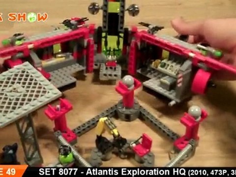 LEGO 8077 Review : LEGO Atlantis Exploration HQ Review