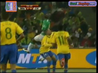 Brésil Vs Côte d'Ivoire, l'incompétent arbitre français.