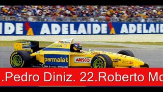 Cars that complete the 1995 Formula One Season
