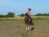 pauline sur son poney