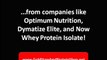 Whey Protein - Gain muscle and lose fats