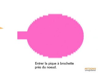 traverser un ballon sans le faire éclater