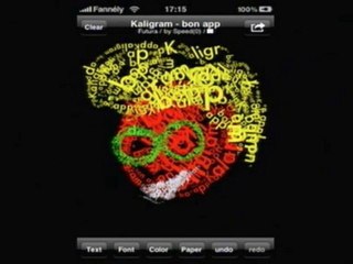 Bon App #53 - Test de TypeDrawing sur IPhone