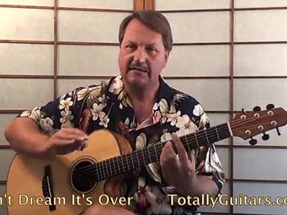 Crowded House - Don't Dream It's Over Guitar lesson
