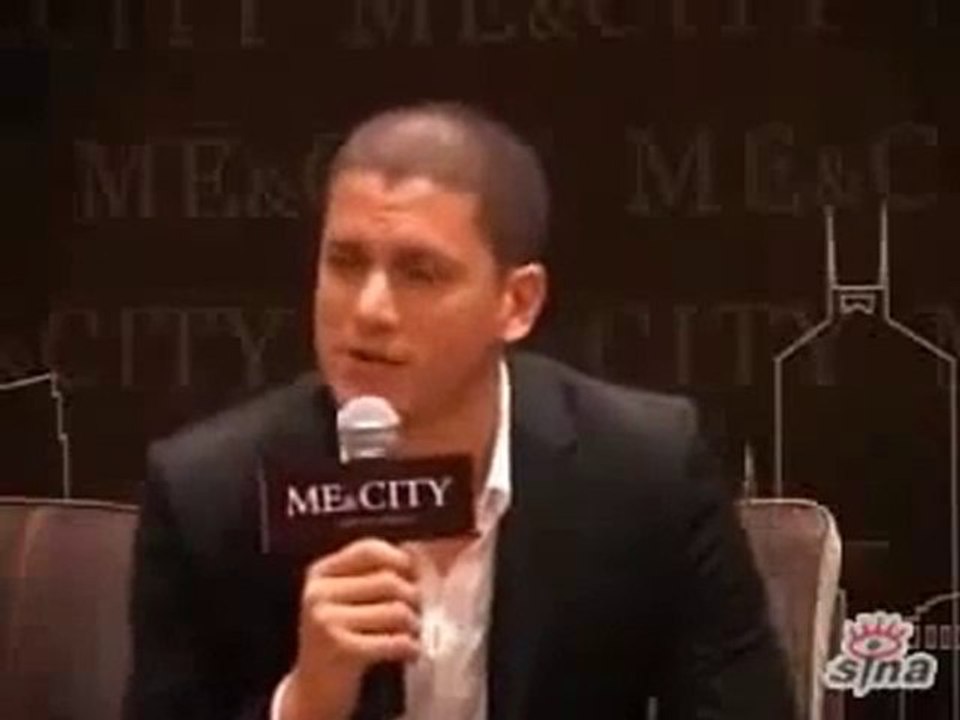 Wentworth Miller in Me&City Press Conference #1