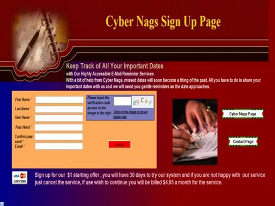 Email Reminder Service
