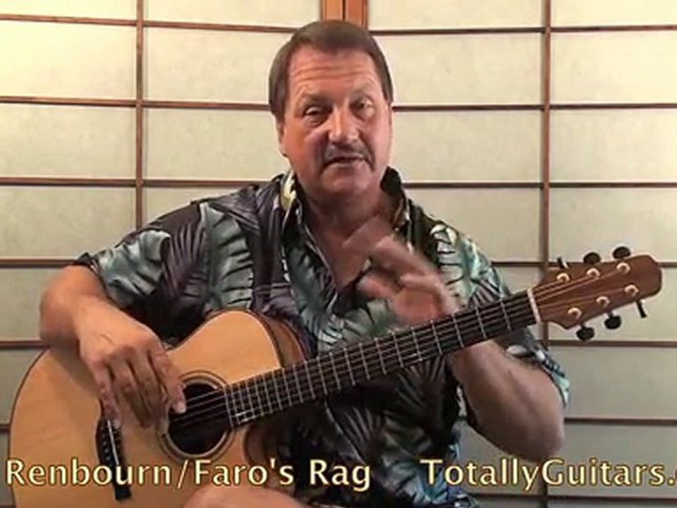 John Renbourn - Faro's Rag Guitar lesson