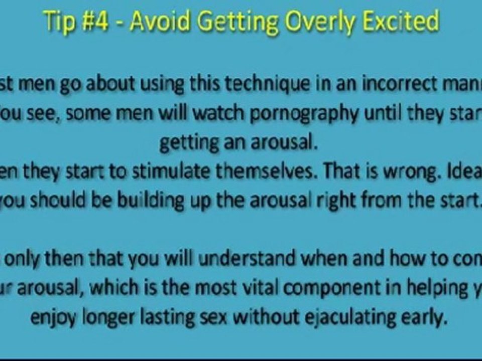 How to Use Masturbation to Beat Premature Ejaculation