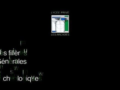 Les Filières Générale et technologique Lycée Les ARCADES