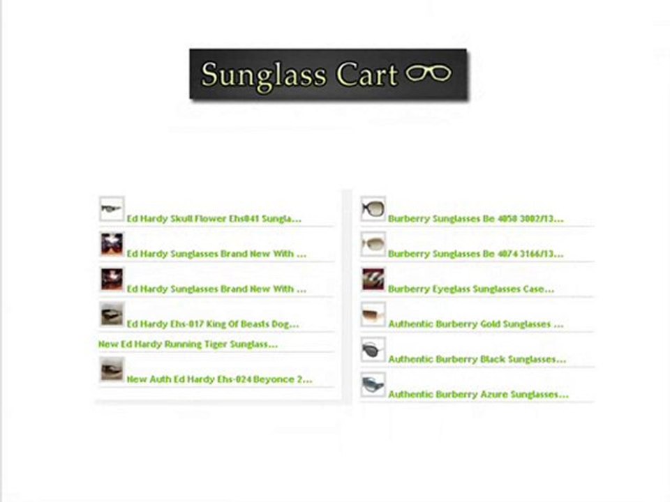Designer Sunglasses
