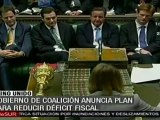 Reino Unido anuncia plan para reducir déficit fiscal
