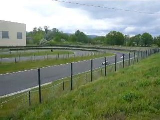 Karting perte de roue....