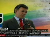 Colombia: Santos celebra diálogo con Ecuador y Venezuela