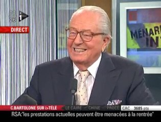 Jean-Marie Le Pen dans « Ménard sans interdit » 22/6/2010