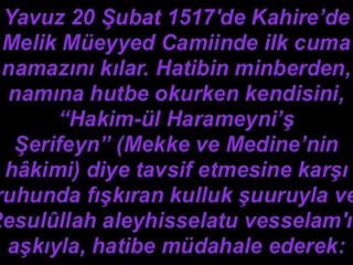 MISIRA SEFERE CIKAN YAVUZ SULTAN SELİM HAN'IN AMACI NEYDİ?