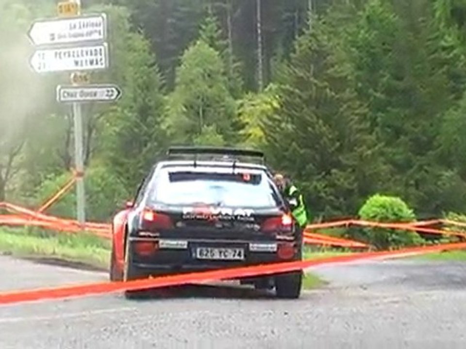Rallye du Limousin : frayeur de Pascal Favrat