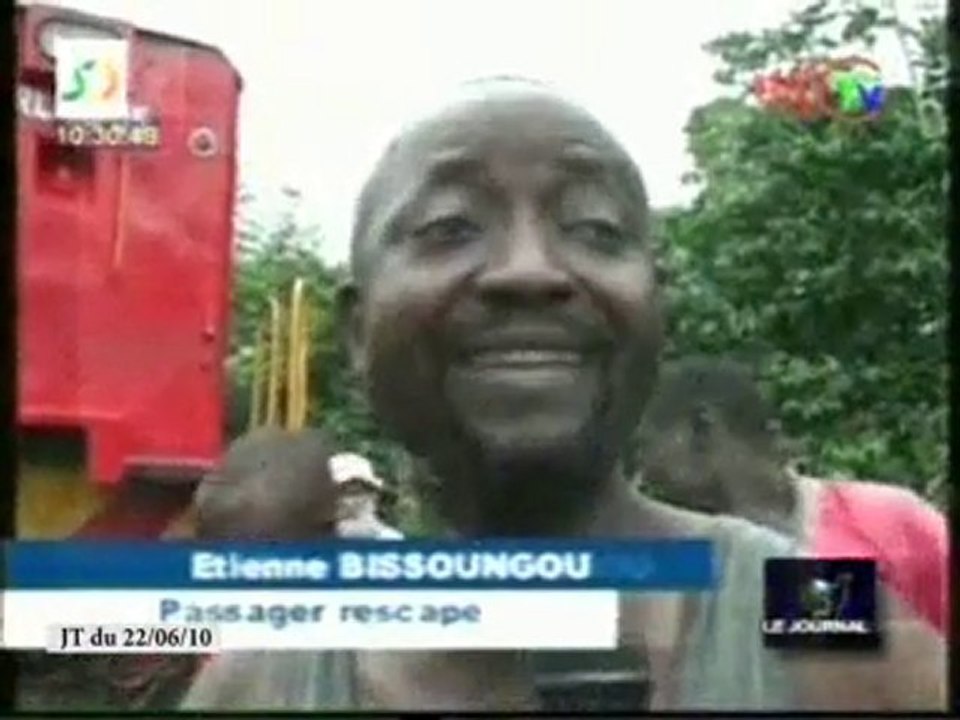 Accident du Train CFCO Pointe_Noire Brazzaville