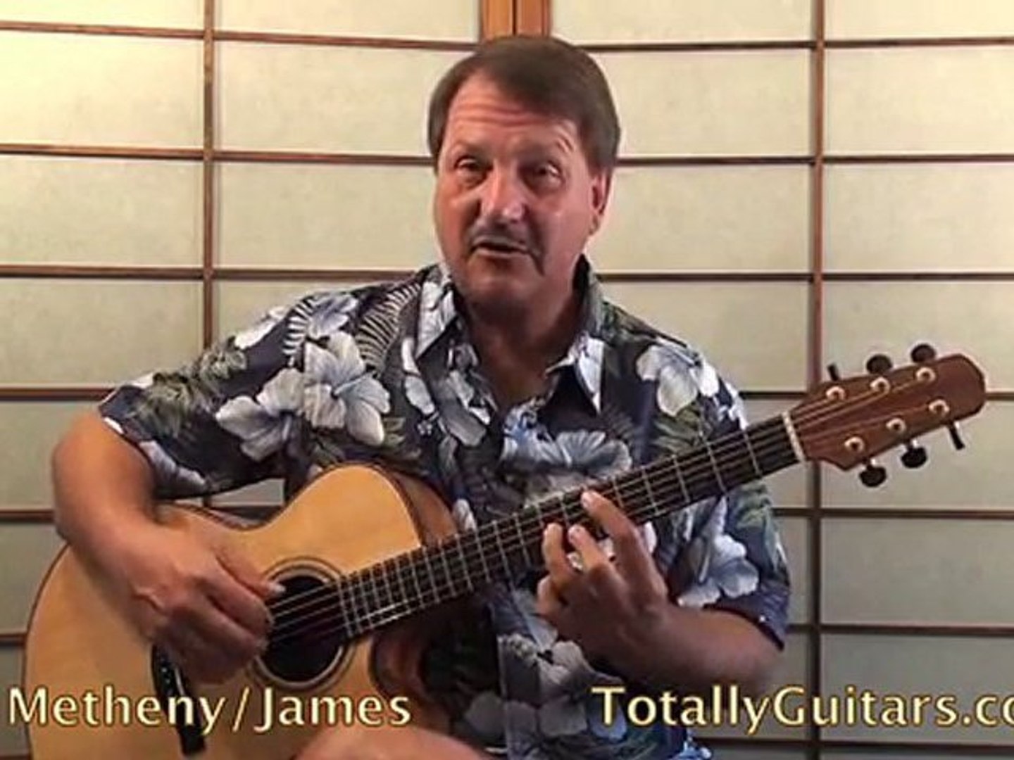 Pat Metheny - James Guitar lesson - video Dailymotion