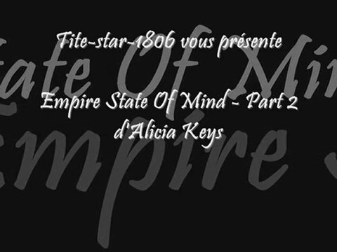 Empire State of Mind - Part 2 d'Alicia Keys