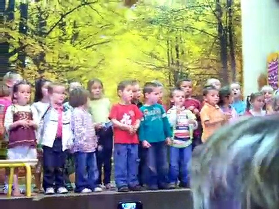 Le 18 juin 2010, spectacle d'école Samuel