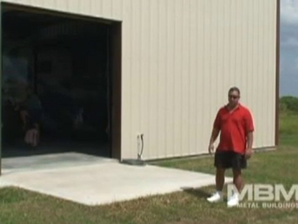 A Metal Building used for Garage to Store an RV