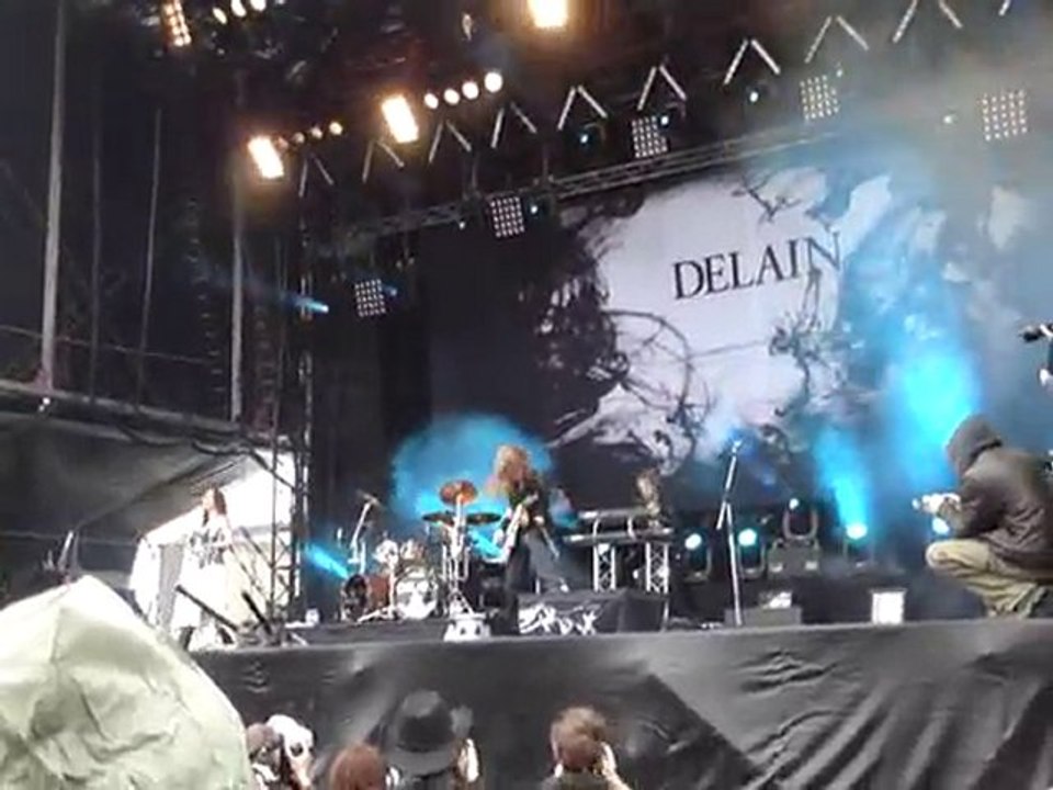 Hellfest 2010 - Delain - Entrée en scène