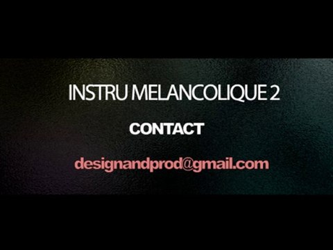 Instru hip hop rap mélancolique 2