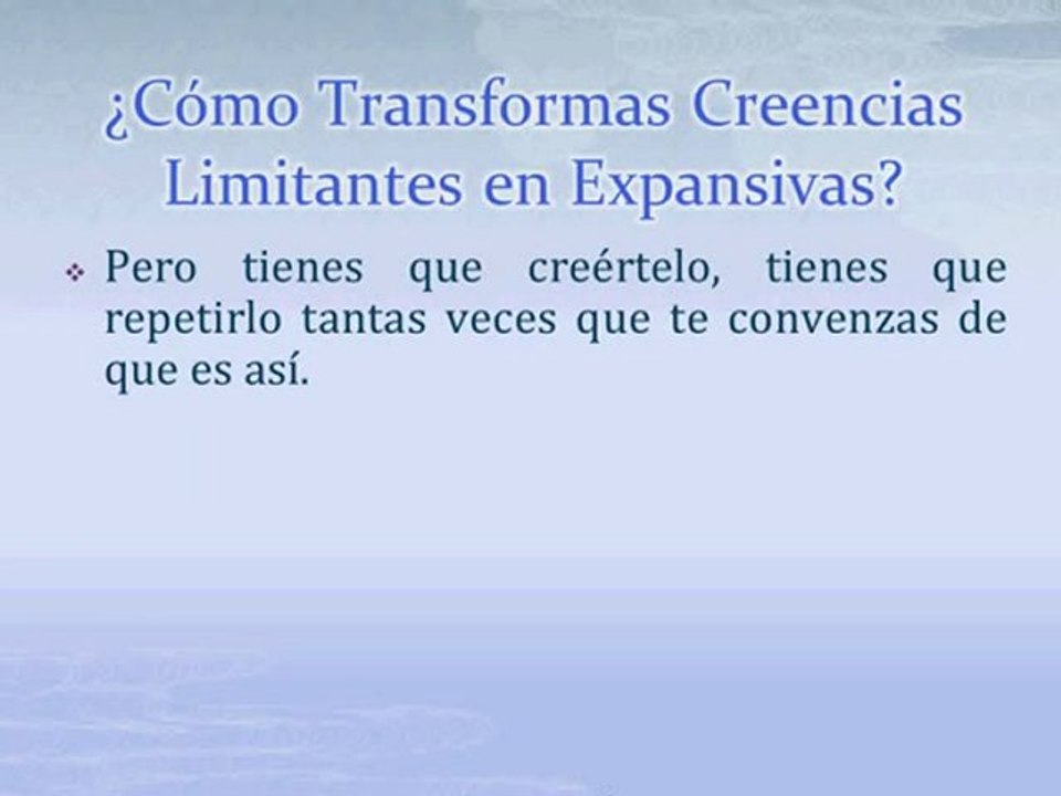 Cómo Identificar y Vencer Creencias Limitantes