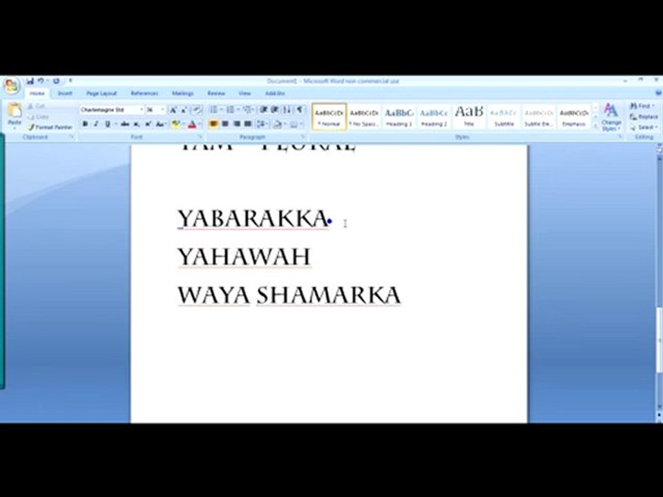 Pt.1 How To Read And Write The Hebrew, Numbers 6 24-26