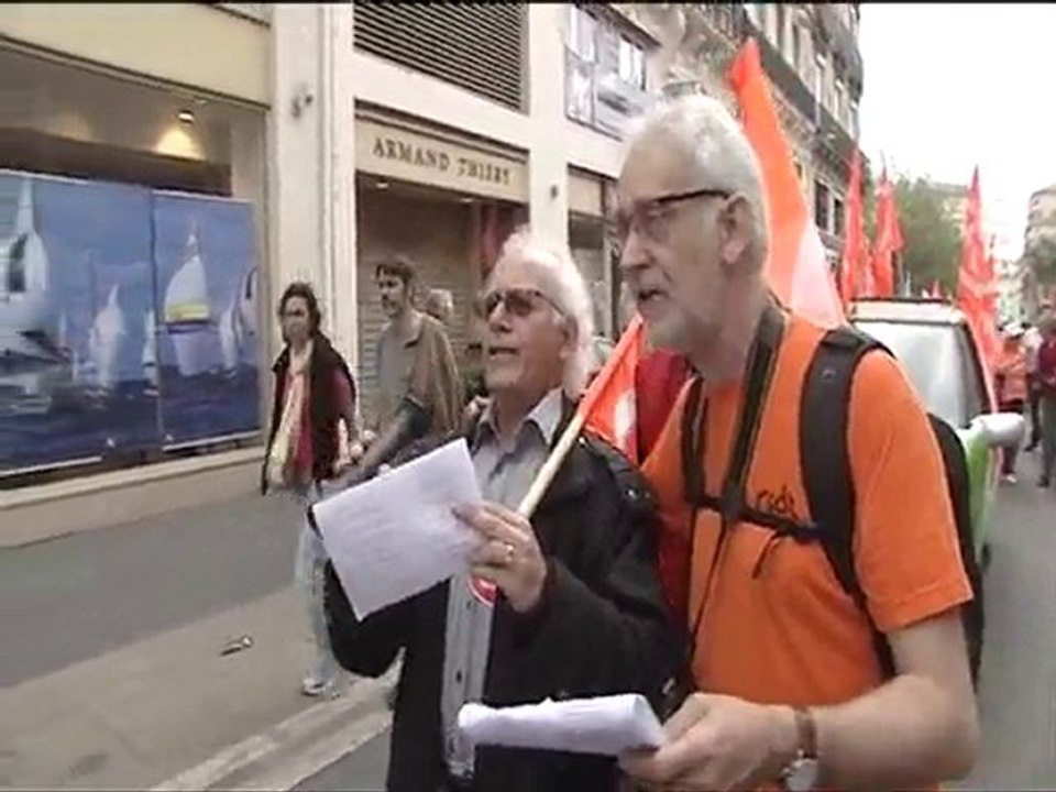 Manif 1er mai à Montpellier