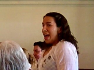 Catherine's Stanford Grad Party--Clau, Tina's Poem