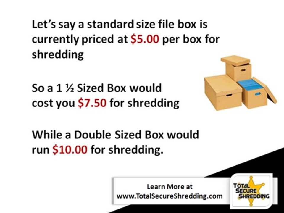 Paper Shredding San Diego How We Charge