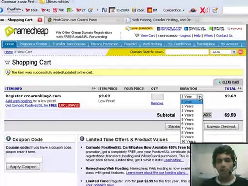 Entrenamiento gratis para empresarios GRN (registrar domini