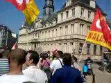 manifestation à Reims