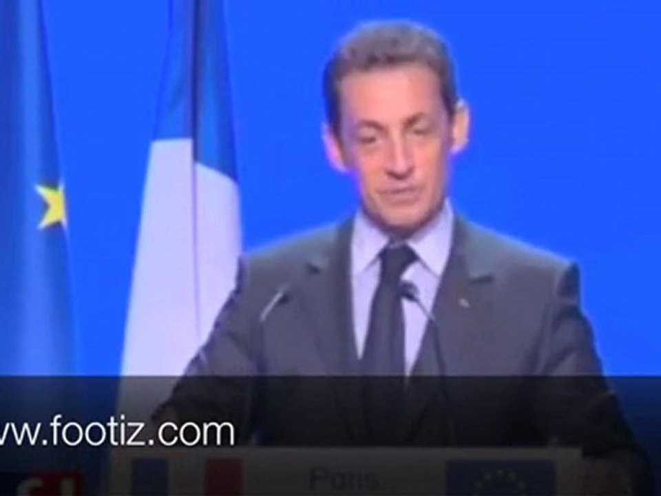 Sarkozy et la grève de l'équipe de France