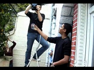 Making of // The dropping glass effect