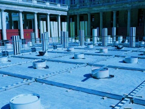 Restauration des «Colonnes de Buren»