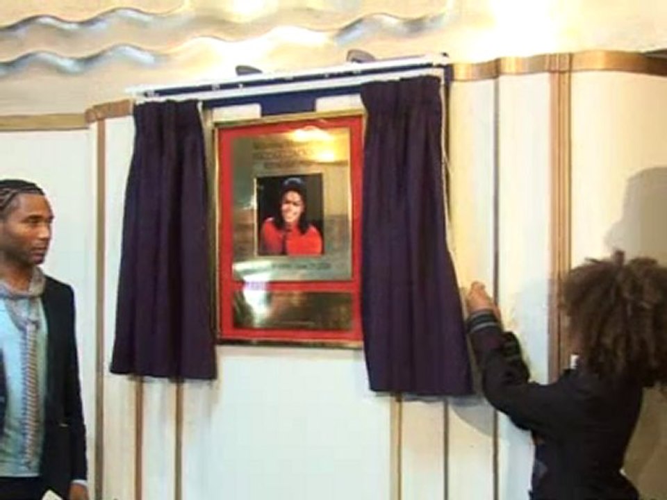 Michael Jackson memorial plaque unveiled
