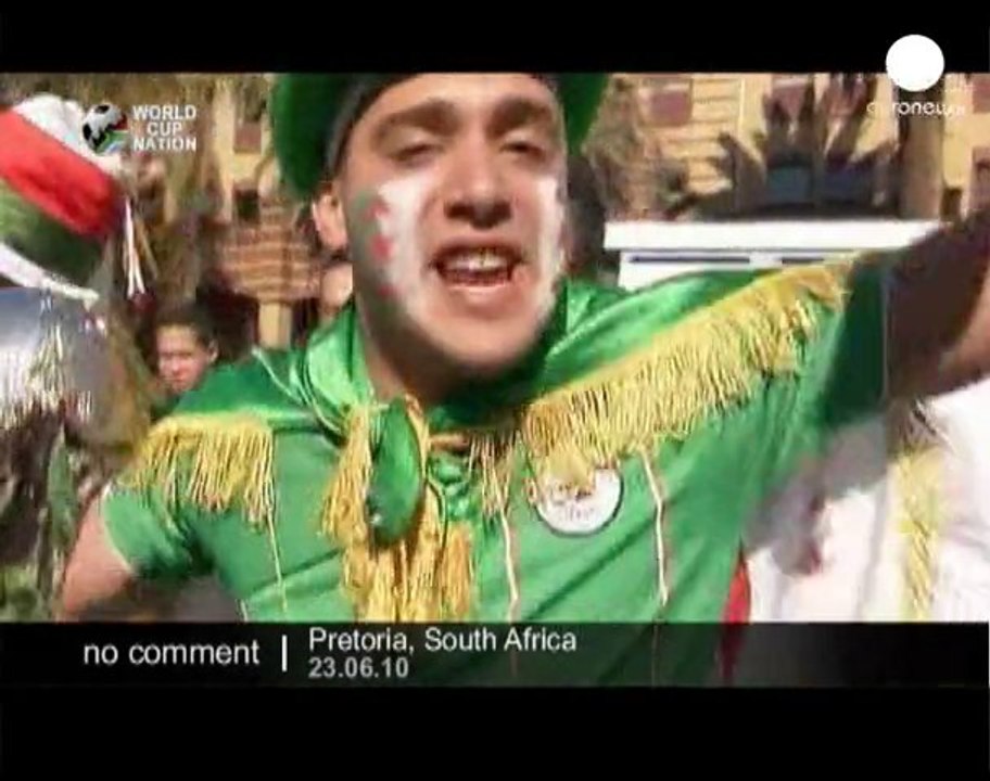 USA and Algerian fans ready for must win match - no comment