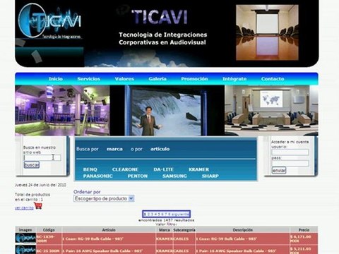 ticavi.com.mx Portal de compras de electrónicos
