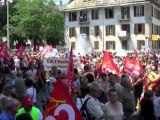 +6500 manifestants à Chambéry contre le projet de retraites