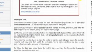 Curso de Inglês - Como Acessar O Curso de Inglês