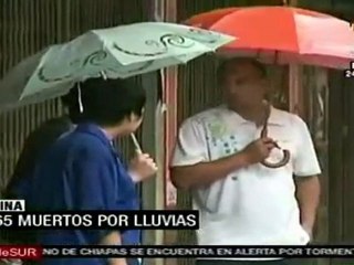 365 muertes por lluvias en China