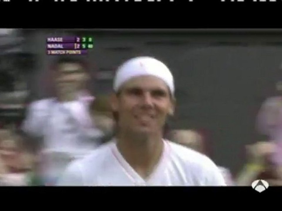 Rafa Nadal vs. Robin Haase, 5-7, 6-2, 3-6, 6-0, 6-3