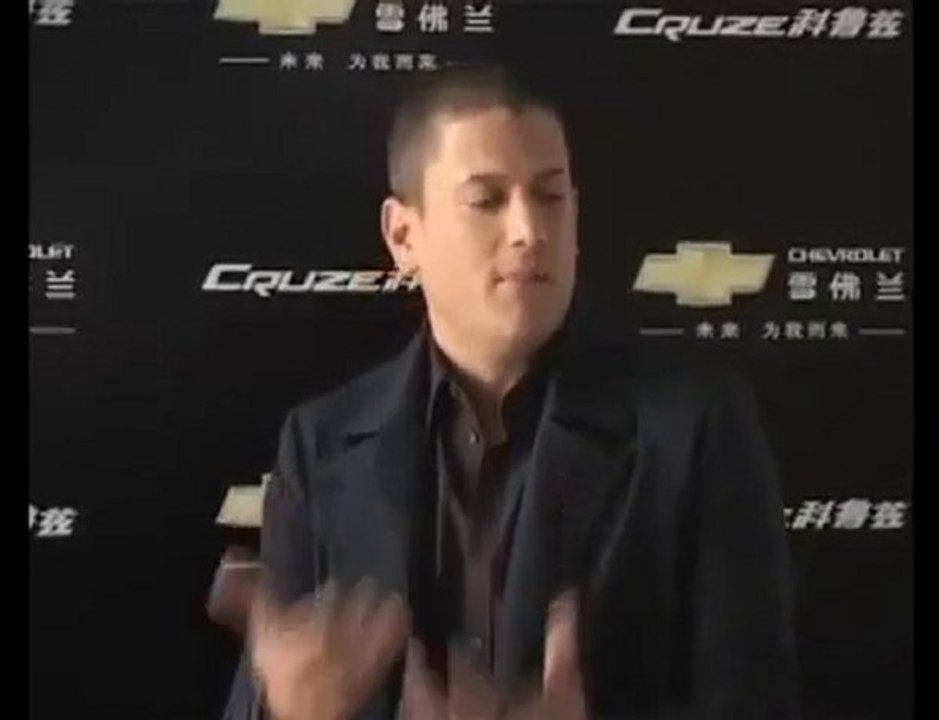 Wentworth in China at the Chevy Night Press Conference #1
