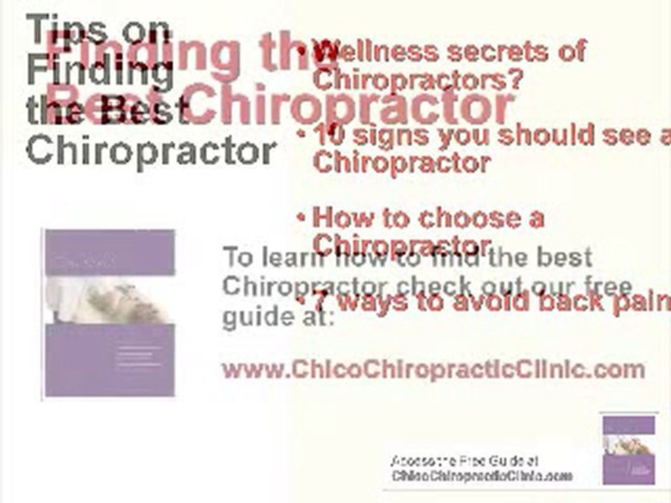 Chico Chiropractic Does It Work
