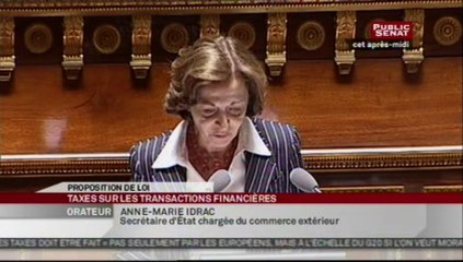 SEANCE,Séance - Proposition de loi sur les transactions financières