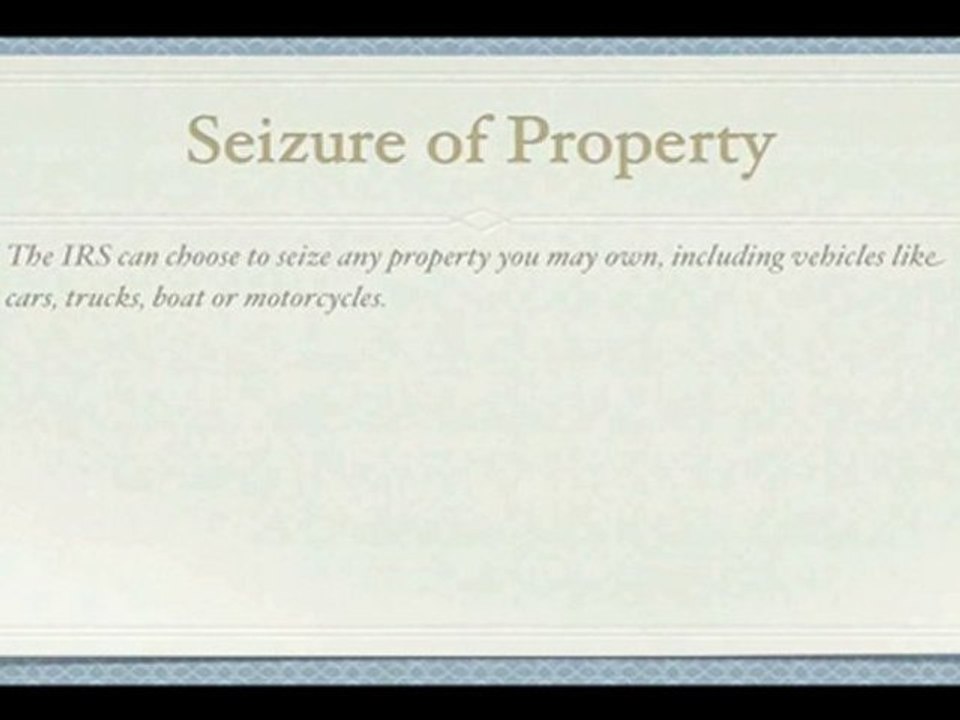 IRS Collections Methods Revealed