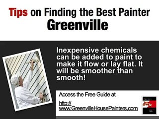 Greenville, SC Expert House Painters For Your Home