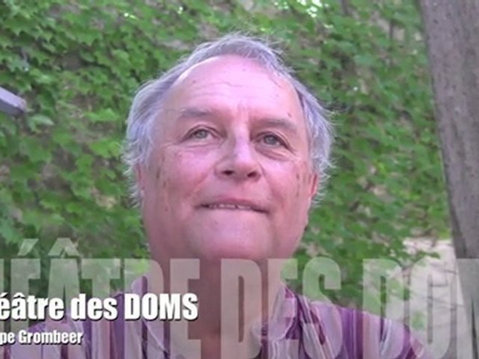 Philippe Grombeer Théatre des Doms escalier Sainte Anne